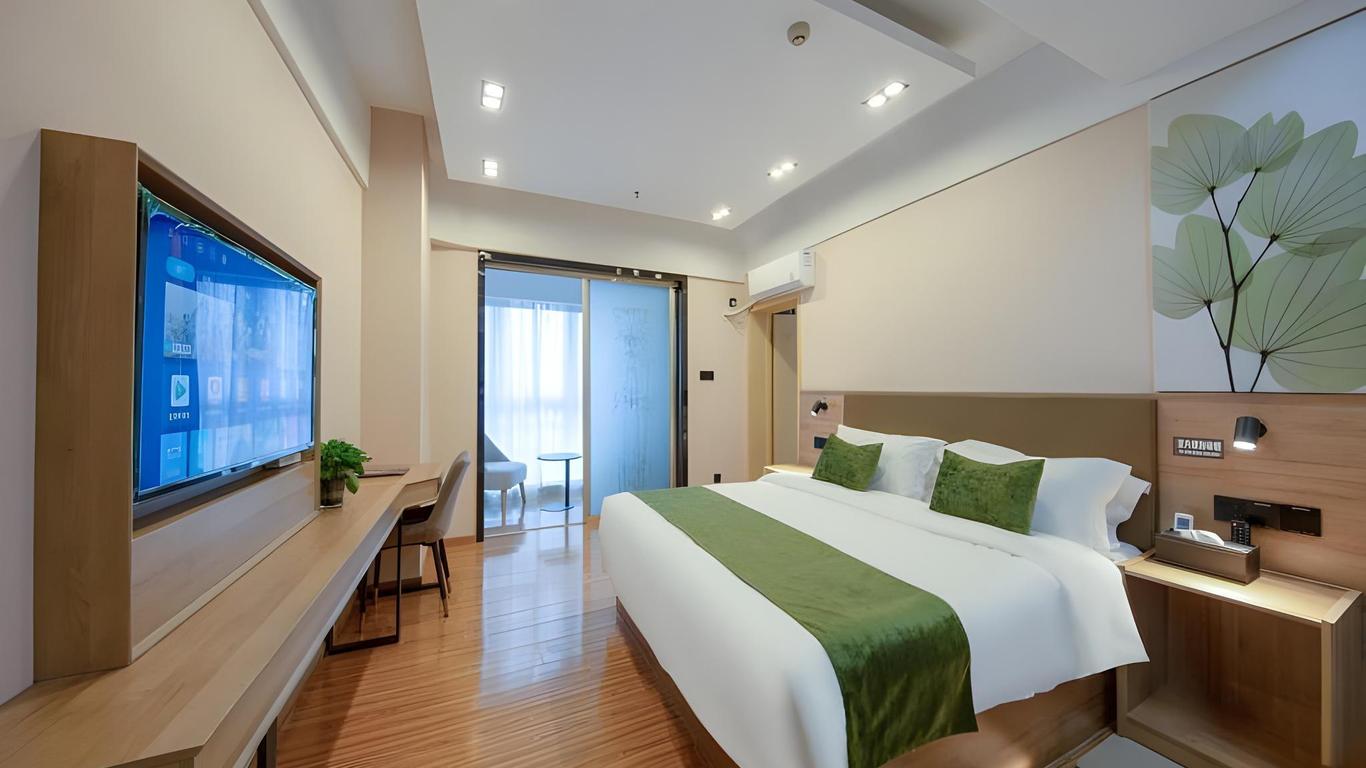 Green Tree Inn Huaibei Railway Station Jinse Yuntian Zhixuan