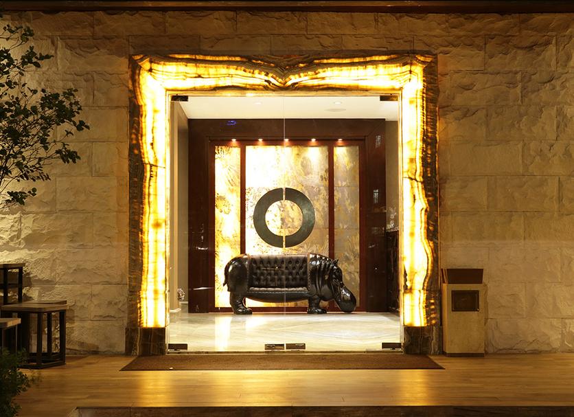 Entrada del hotel Foto